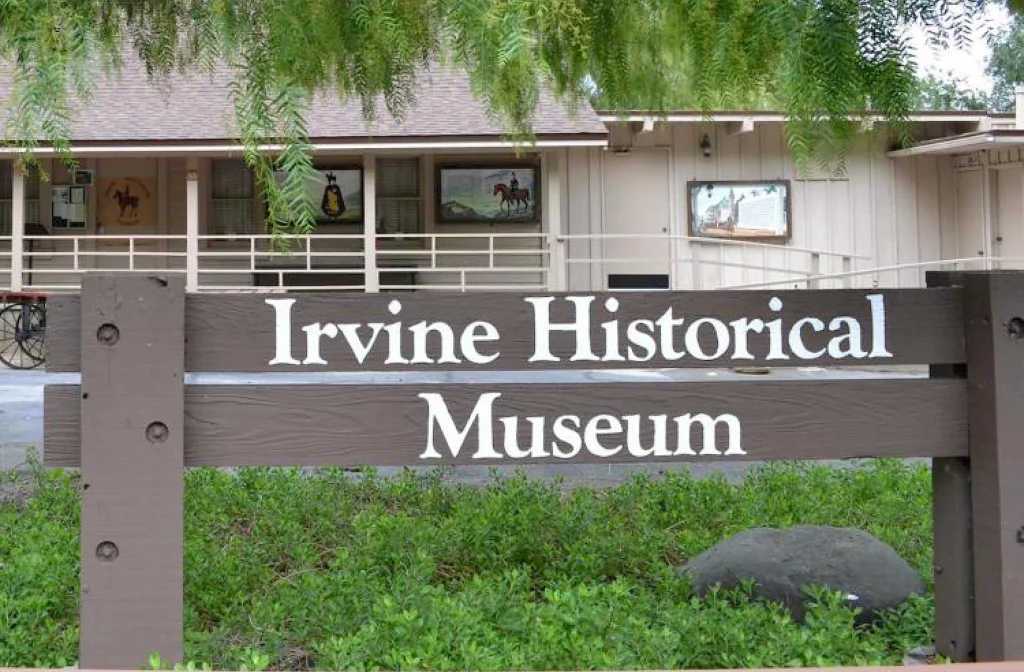 sign of irvine historical museum