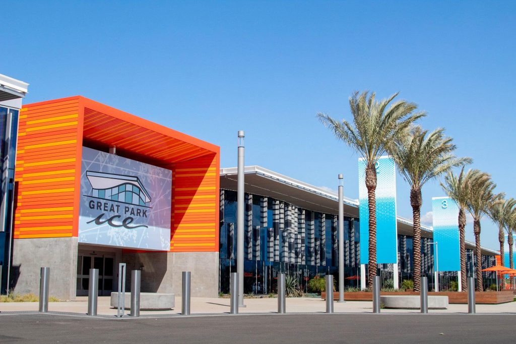 entrance of great park ice