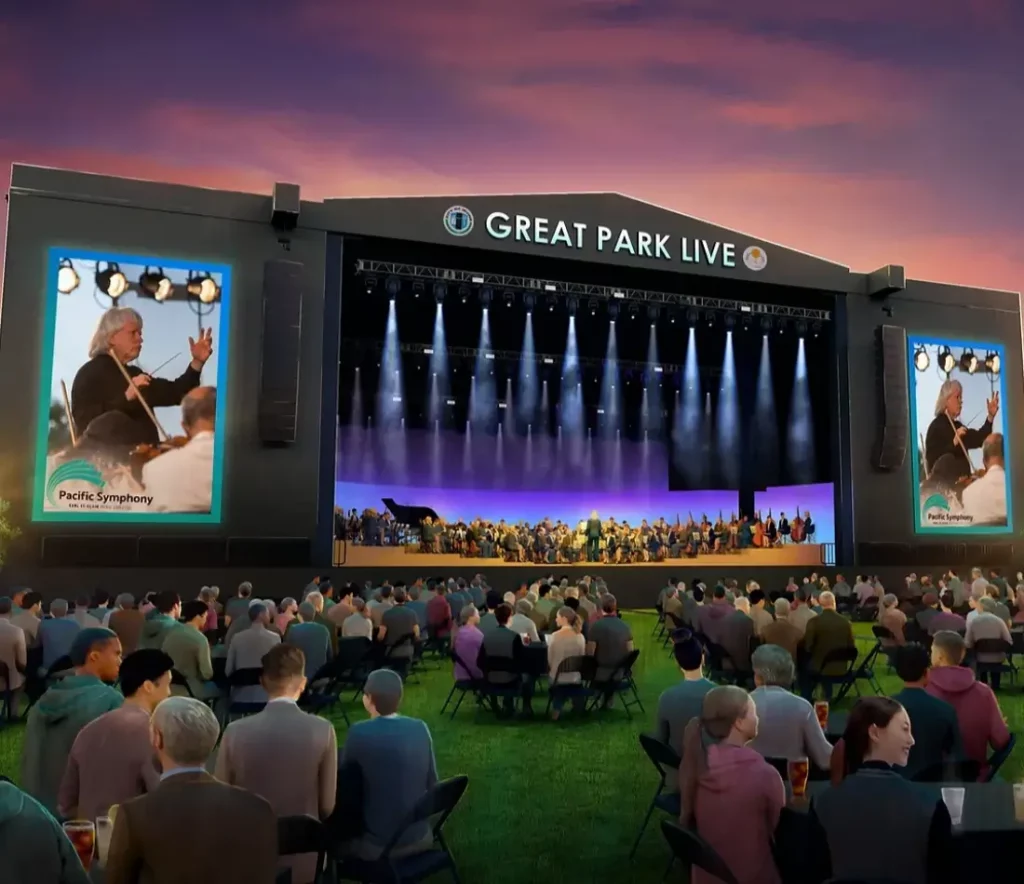 艺术与文化 4 great park live amphitheater rendering with pacific symphony as the act