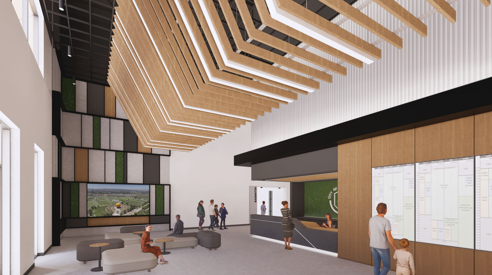 Rendering of Irvine Fieldhouse