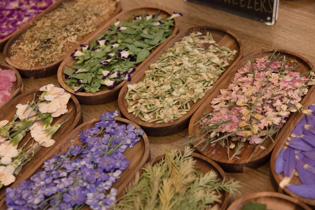 dried flowers for decoration at maivie irvine spectrum