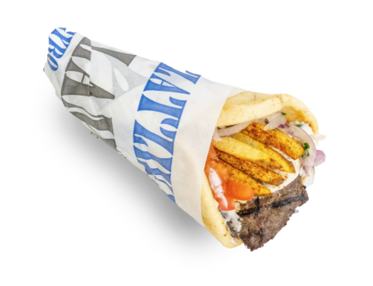 pita wrap from nick the greek restaurant