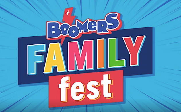 artwork for boomers family fest