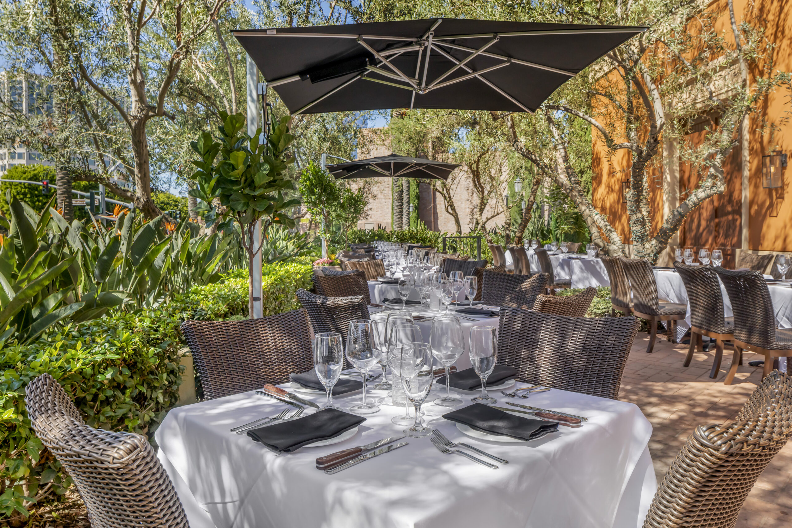 outdoor dining patio terrace