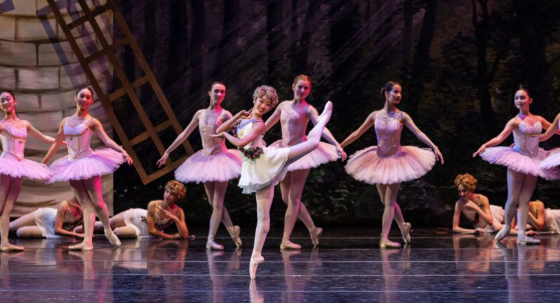 ballerinas in tutus performing onstage at irvine barclay theater