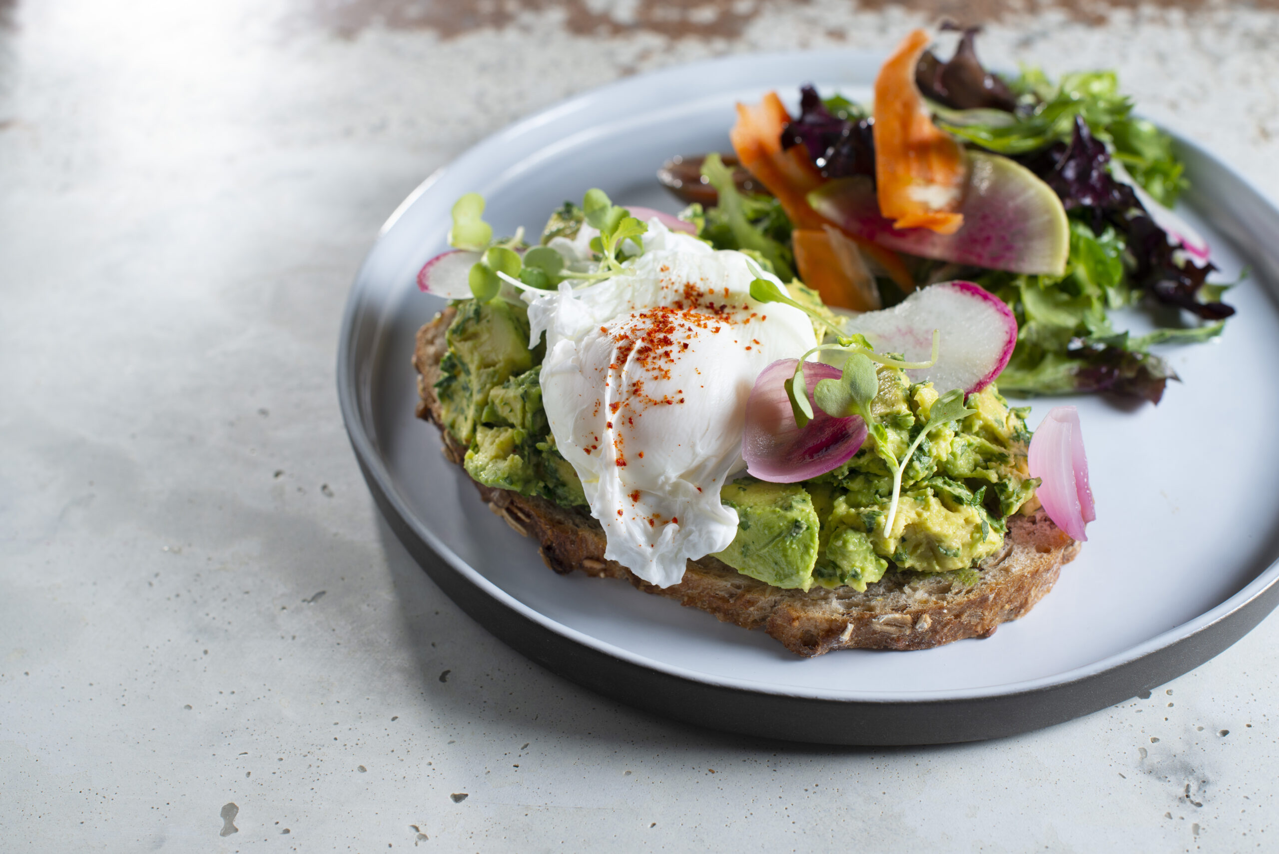solstice brunch avocado toast