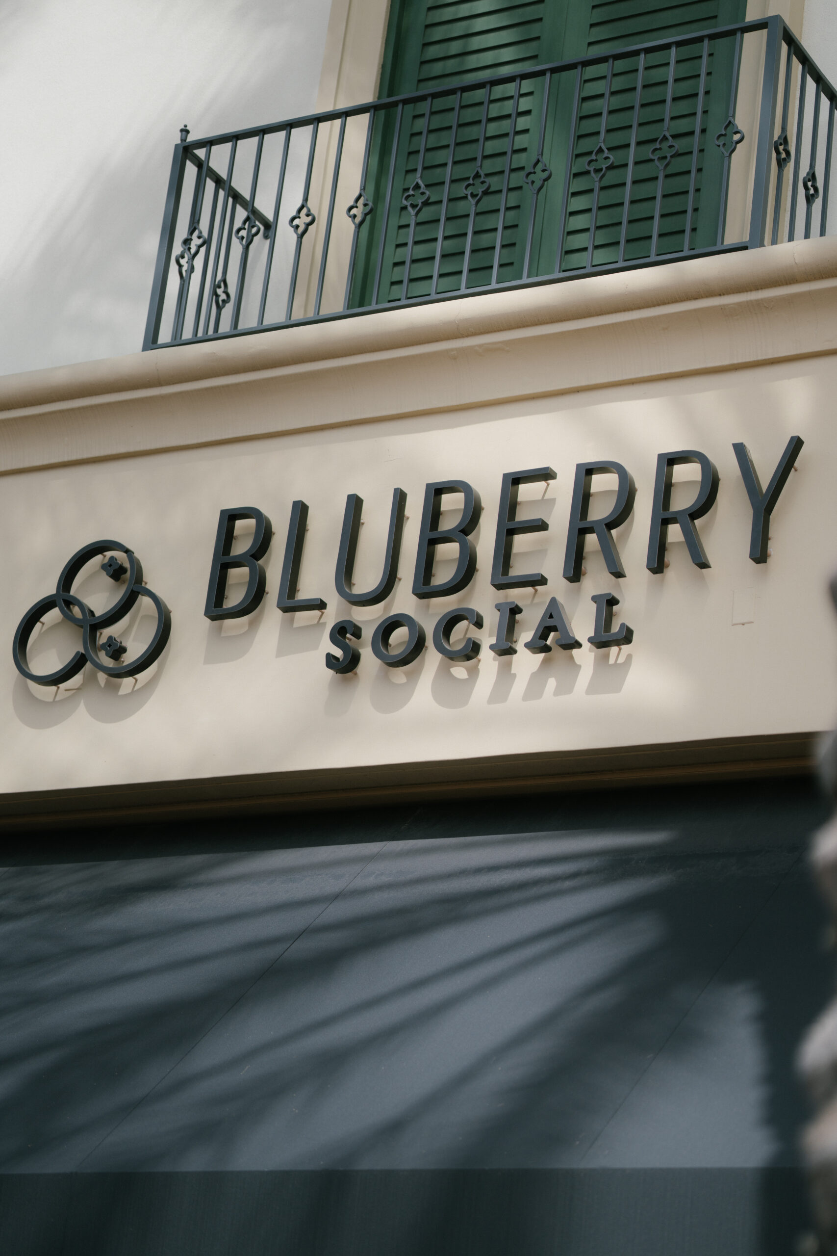 Entrance to Bluberry Social