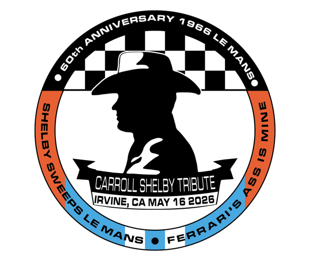 digital artwork for Carroll Shelby Tribute Show on May 16