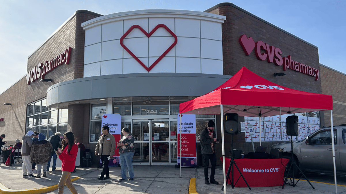 Exterior of CVS drug store