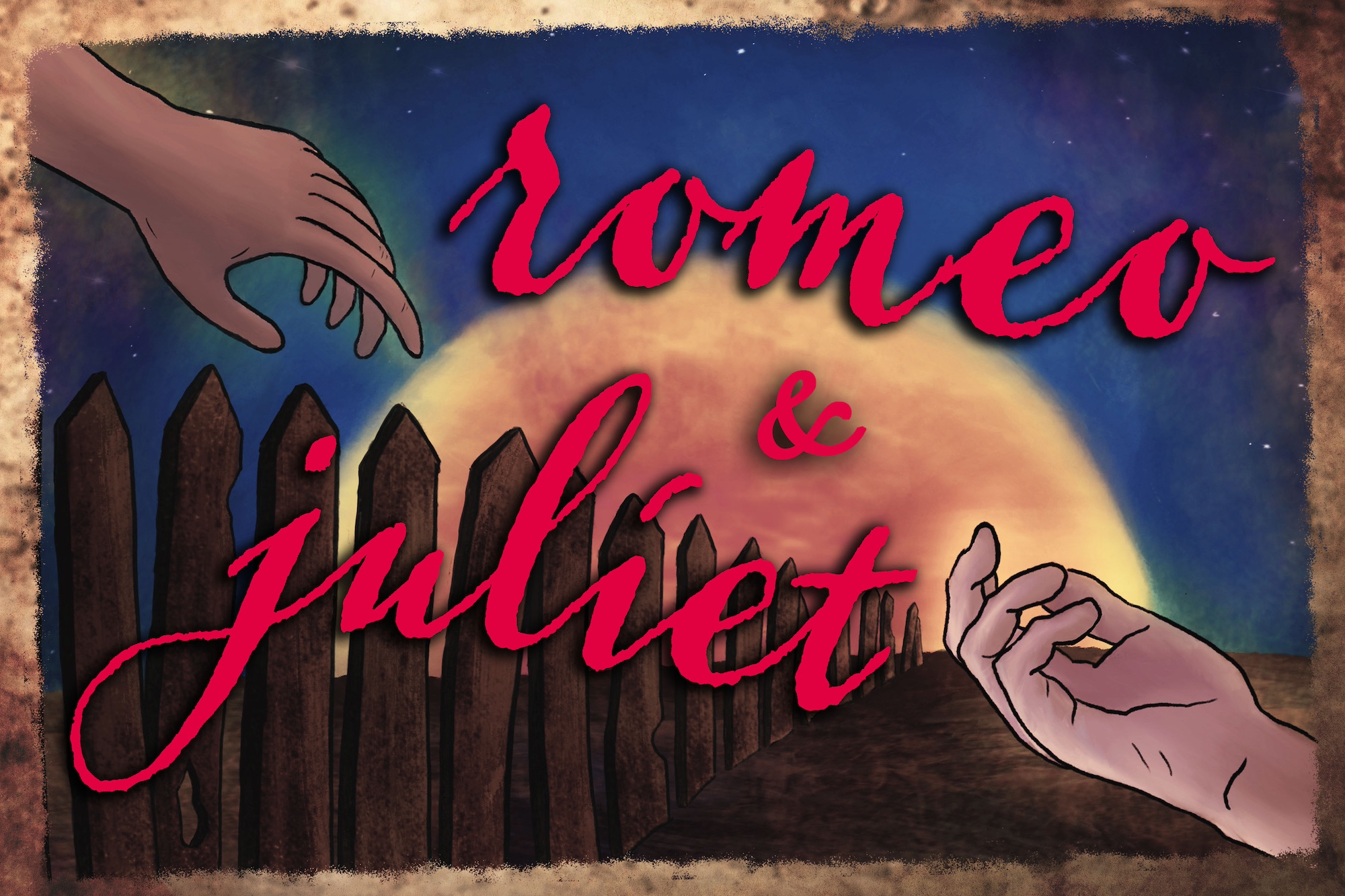 digital artwork for Romeo and Juliet