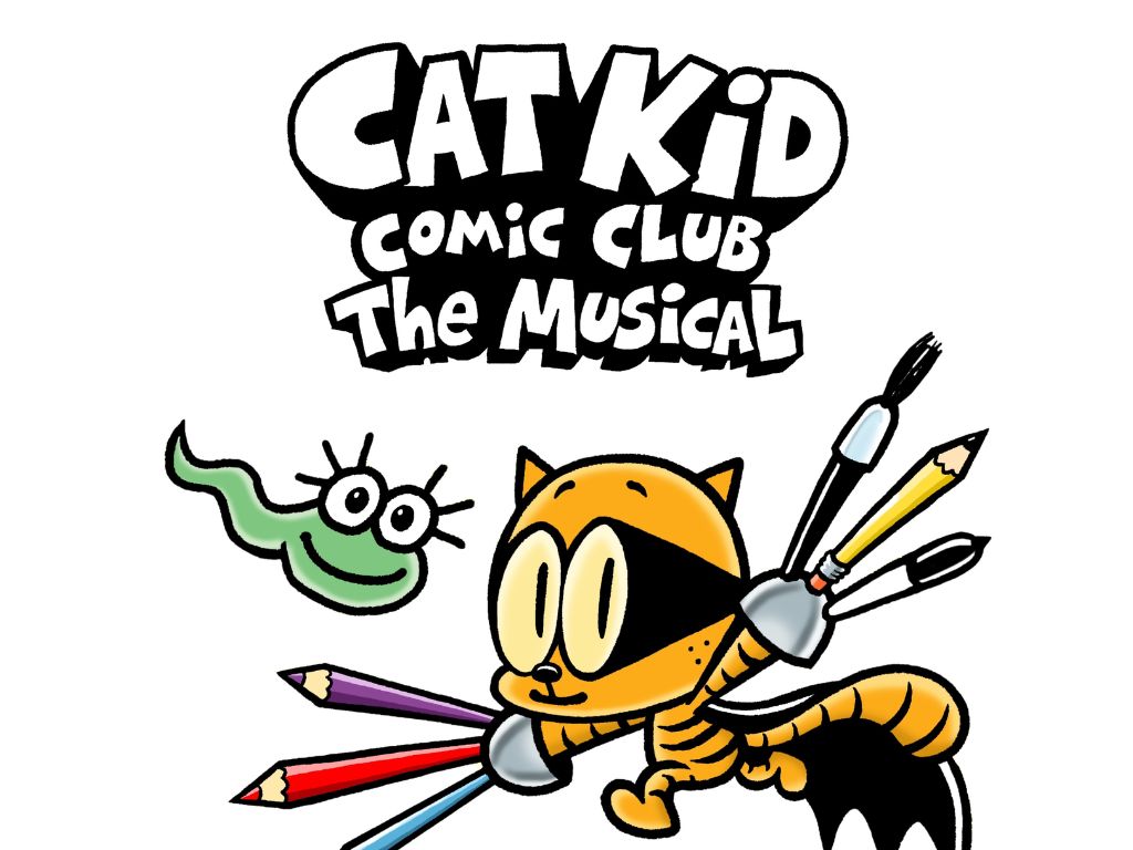 digital artwork of Cat Kid Comic Club The Musical