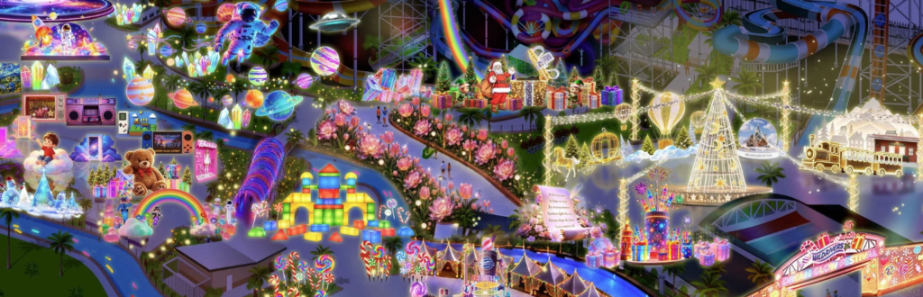 Map of Dream Glow Festival